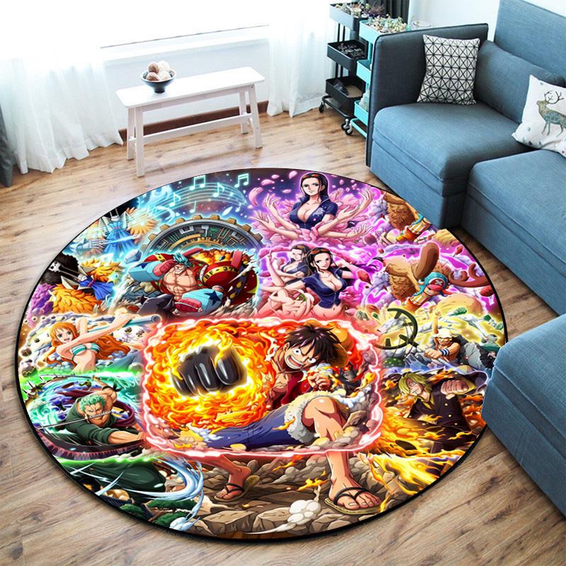 Cute Monkey D. Luffy from the Japanese manga ONE PIECE carpet is soft, home, bedroom, door mat decoration, and non slip carpet E5