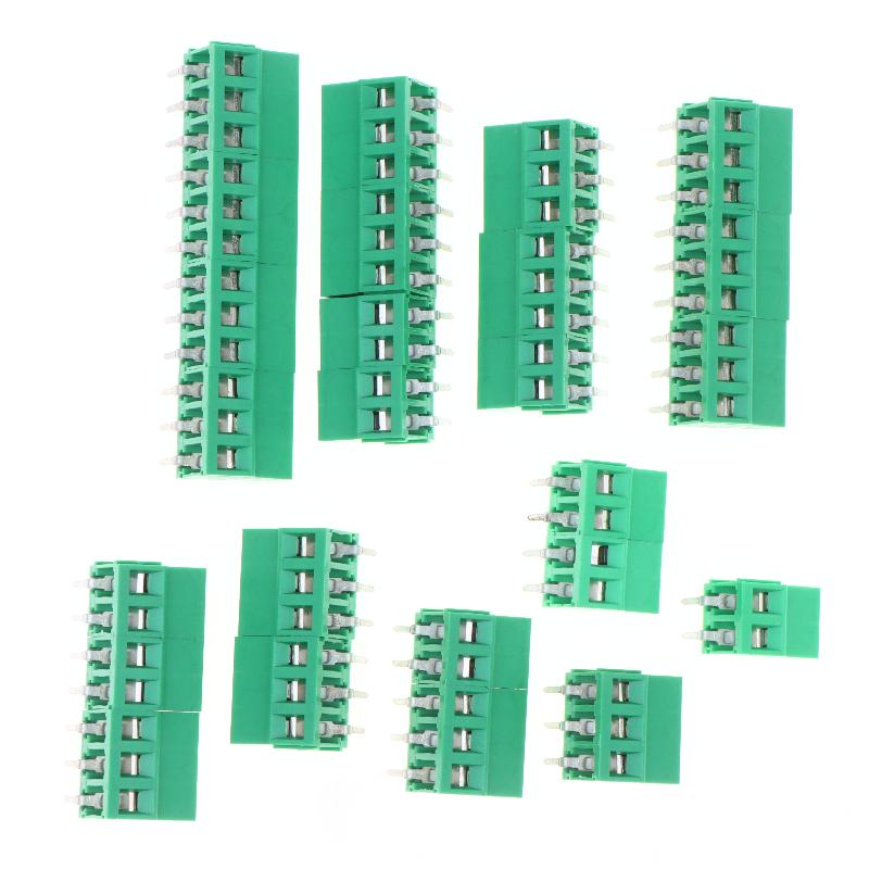 Dg128R 5.0Mm 2-12P Right Angle Pcb Universal Screw Terminal Blocks Kf128R Mkdsfw 1,5/ 2 Phoenix Degson Mb312 Wj128R