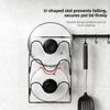 Multi-Layer Pot Lid Storage Rack Wall Hanging Iron Pan Cover Storage Holder Space Saving Rustproof Cutting Board Storage Shelf