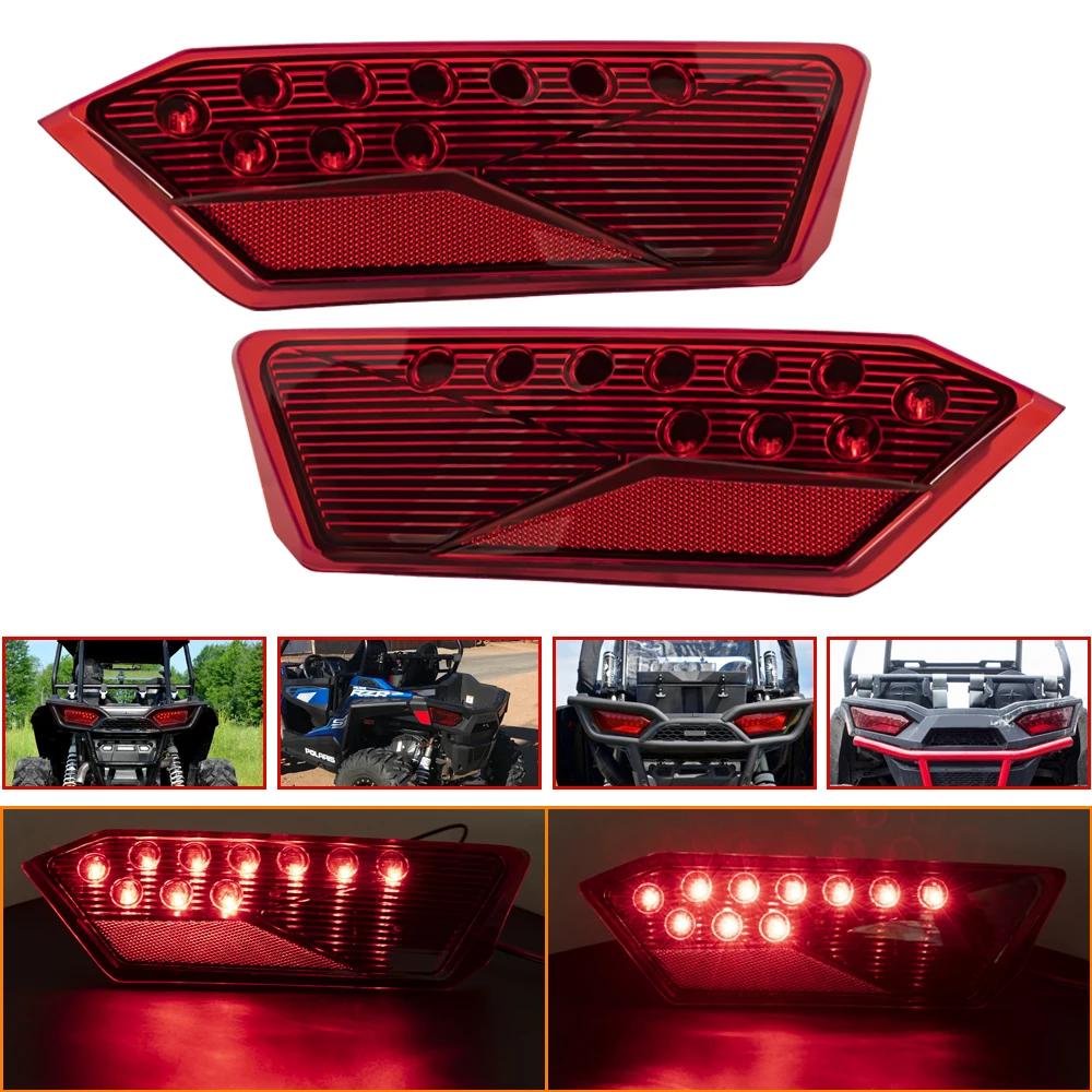 Tail Lights LED Red Rear Brake Driving Lights Lamps For 2014-2019 Polaris RZR 1000 900 XP 4 Turbo Brake Lights Taillights