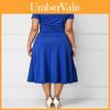 Elegant Plus Size Summer Vogue Sexy Asymmetric Hem V Neck Mini Dress For Parties