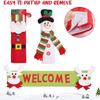 3pcs Christmas refrigerator handle cover, Christmas decoration, indoor home decoration, Christmas kitchen decoration