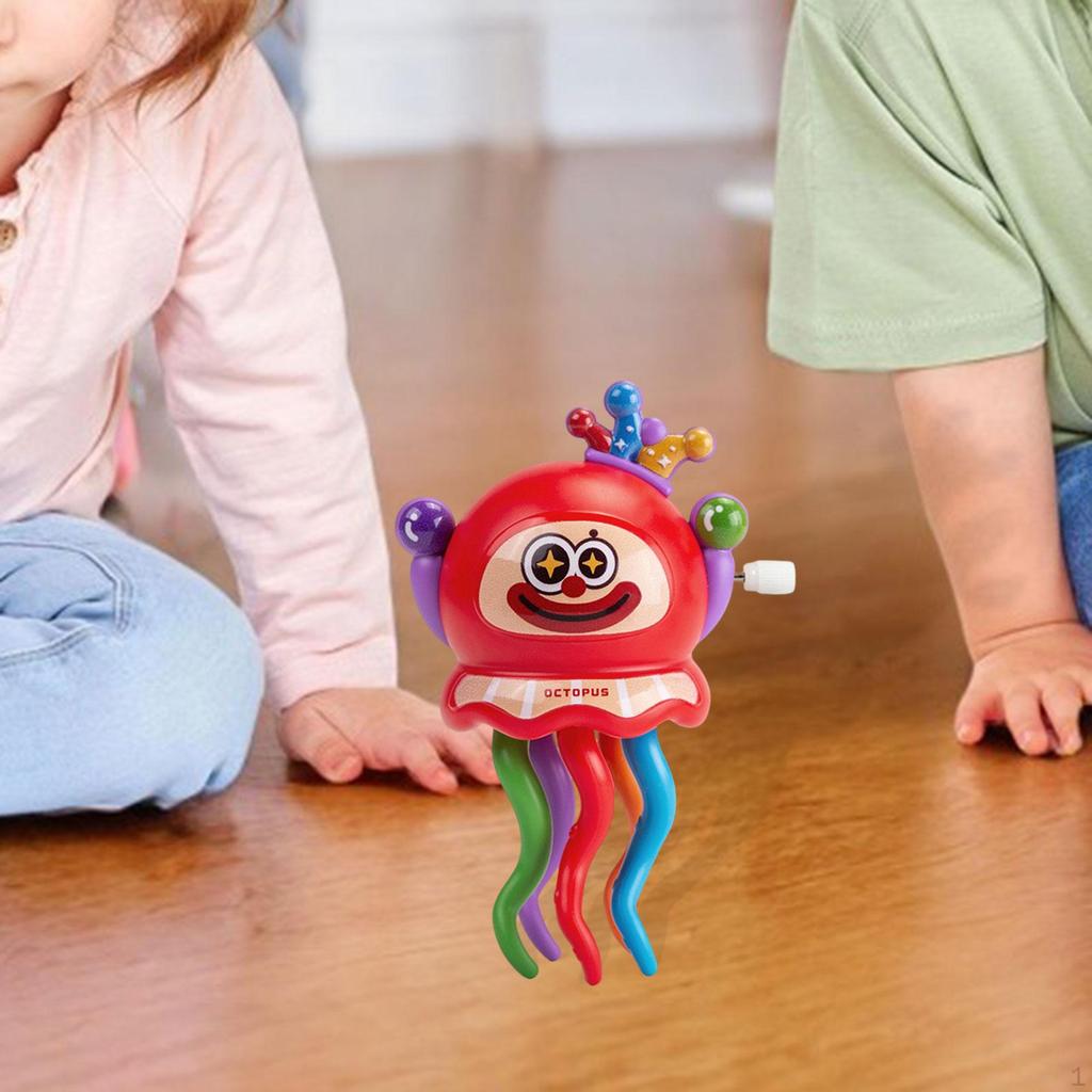 Wind up Toy Clockwork Figure Novelty Interactive Play Desk Decoration for Kids Boys Girls Holiday