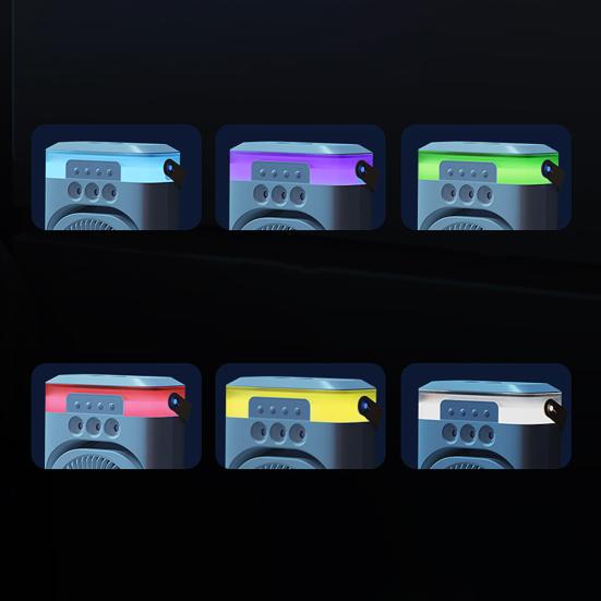 Portable Air Conditioner Desk Cooling Fan with Colorful Lights Strong Airflow Low Noise Table Spray Fan with Water Tank