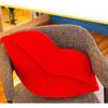 LEVINIS Hot Pink Lip Shape Throw Pillows Girls Soft Velvet Decorative Reversible Pillow Cushion for Bed Couch Office 23.6 x 13.6 Inch