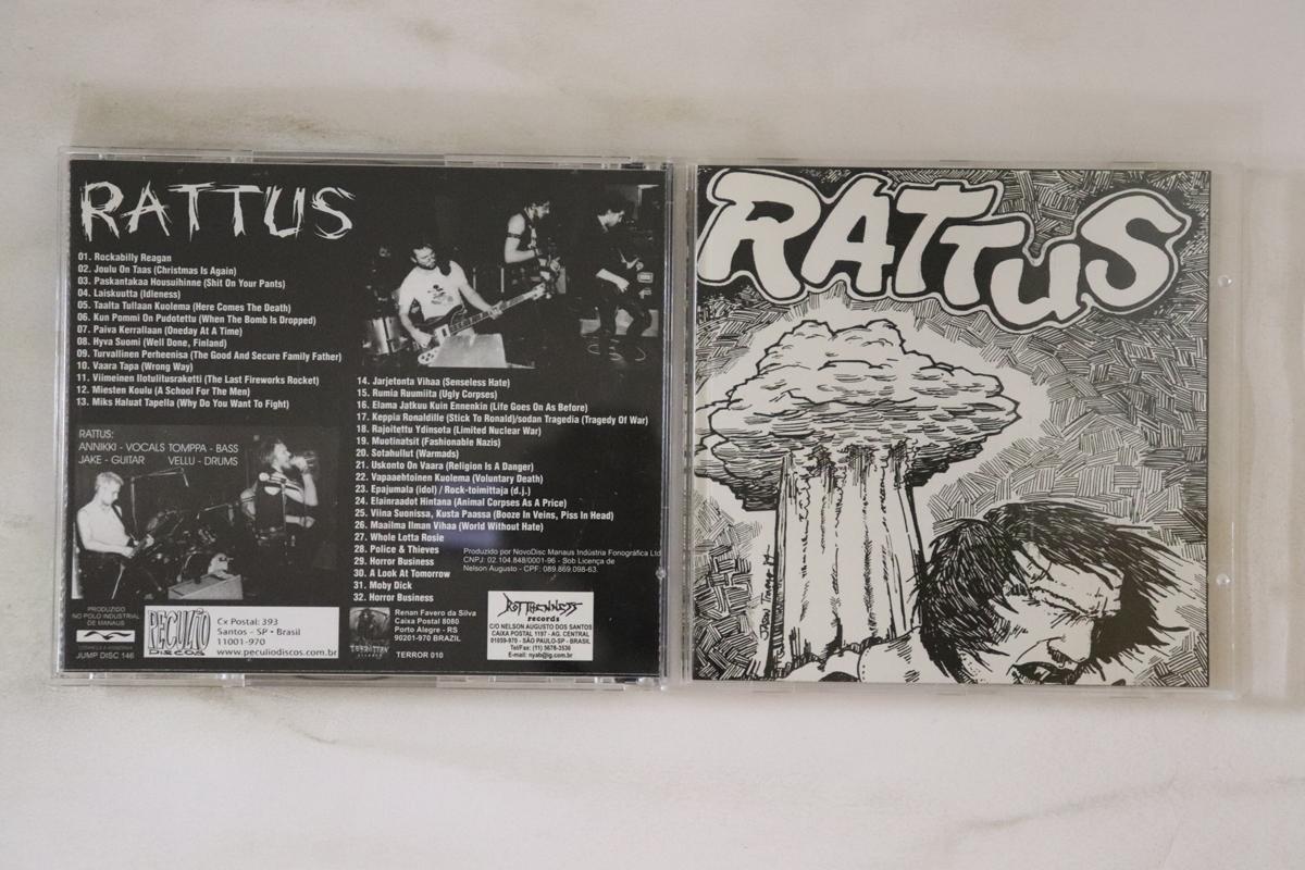 

CD RATTUS Rattus RDCD043 ROTTHENNESS 2003 Brazil Rock Used