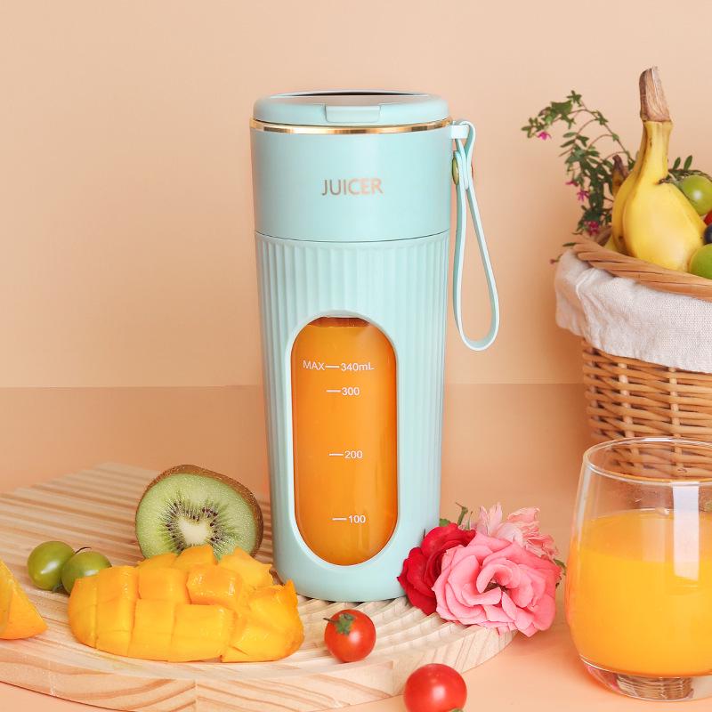 Compact Rechargeable Portable Juicer with Carry-On Cup