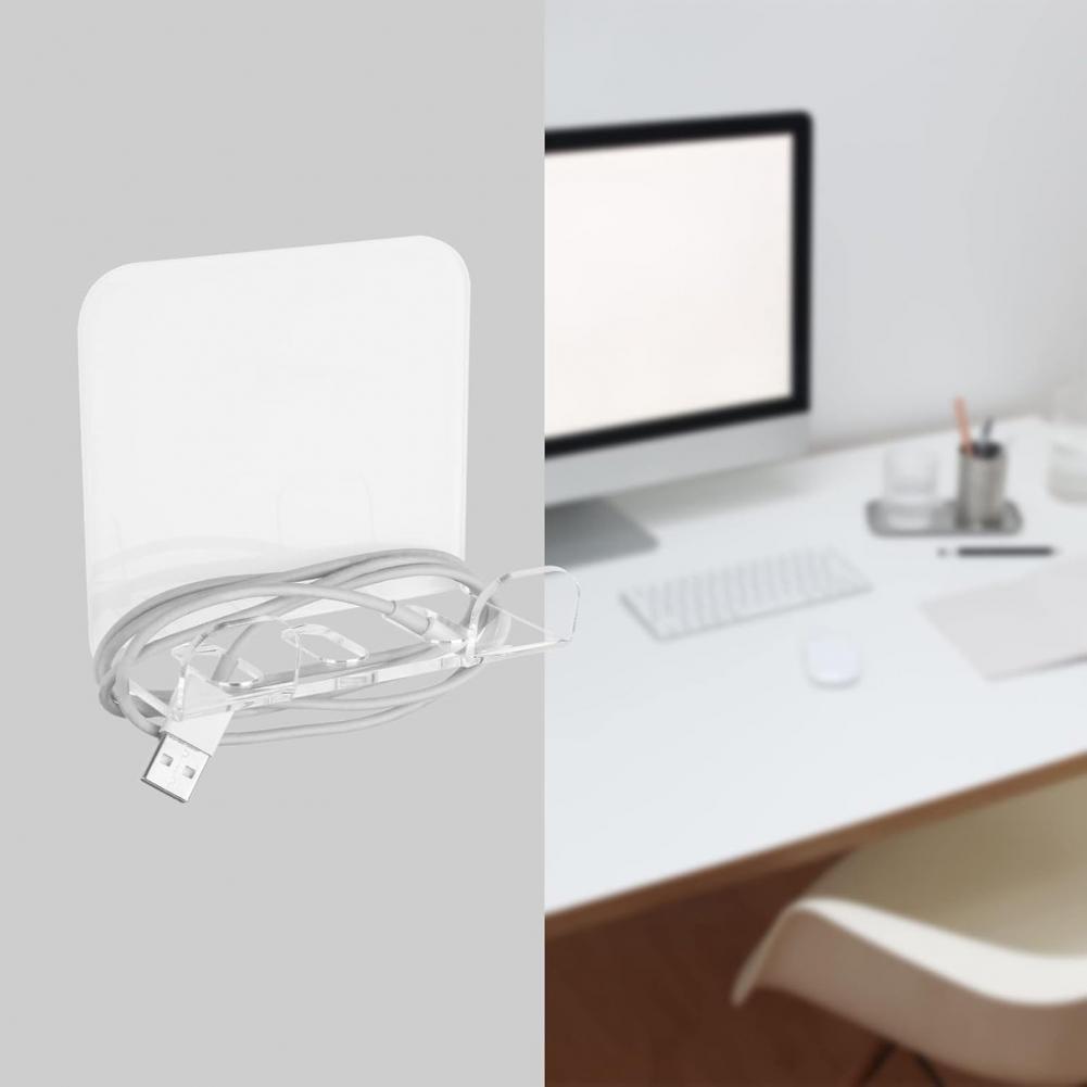 Phone Charging Stand Smartphone Wall Holder Wall Mount Phone Holder with Charging Holes for Bedside Organization Home Office