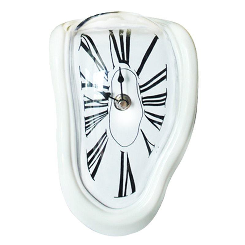 AS60-Twisted Shelf Hanging Surrealist Melted Clock Gift For Decorative Art Inspired Wall Clock Melting Clock For Decorative Shop
