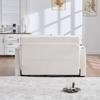 Multifunctional Sofa, Folding Sofa, Usable as Sofa or Bed, Storage Pockets on Armrests, USB Charging Function and Drink Holders (Beige Chenille)