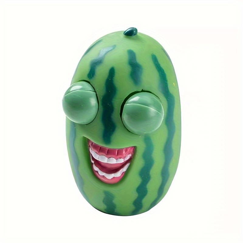Creative Watermelon Pop Out Eyes Squishy Fidget Toys Stress Relief Balls Slow Rebound Fruit Squeeze Toy For Kids Birthday Gifts