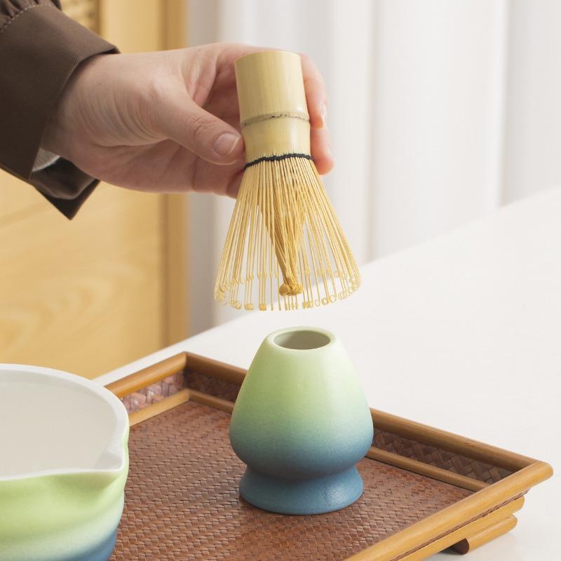 2-piece Matcha Tea Set, Japanese-style Ceramic Matcha Bowl, Natural Matcha Grains, Color Box Gift Box, Tea Ceremony