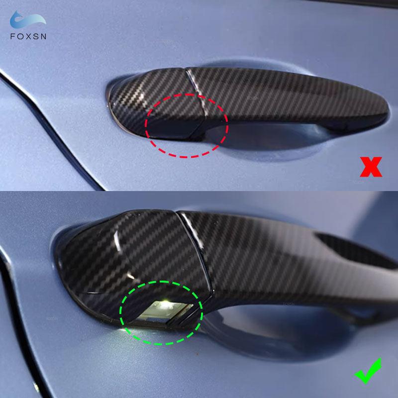 Car Exterior Door Handle Pull Cover Trim For BMW 1 3 Series X1 X3 X4 X5 X6 F20 E90 E92 E93 F30 F31 F35 E84 F25 F26 E70 E71 LHD