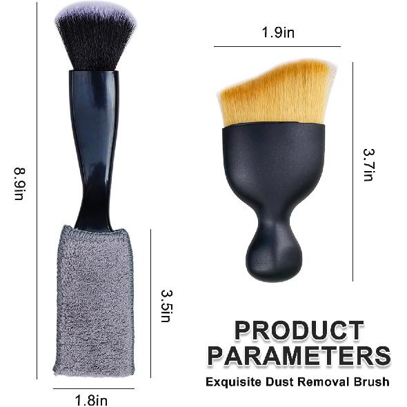 3 Pcs Exquisite Microfiber Duster Brushes, Small Dust Brushes, Feather Duster, Efficient Dust Removal, Cleaning Tool Perfect for Computers,