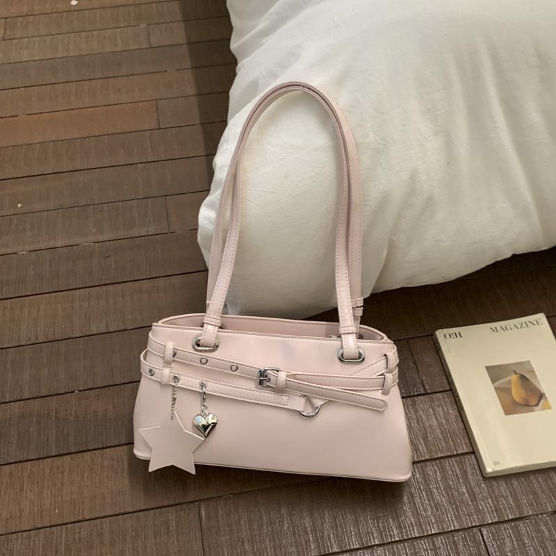 Einzelschultertasche Casual Chic - Premium Boston Unterarmtasche