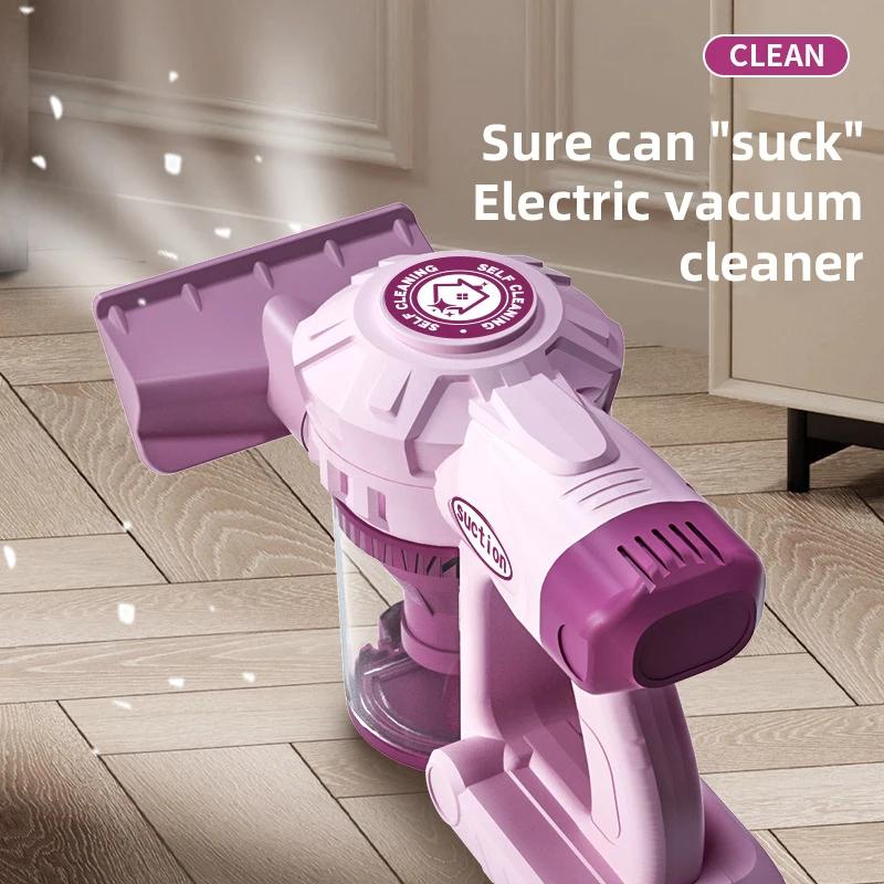 Simulation Electric Sweeper Set for Household Pretend Play Toys Children's Portable Handheld Vacuum Cleaner Toy Christmas GIfts