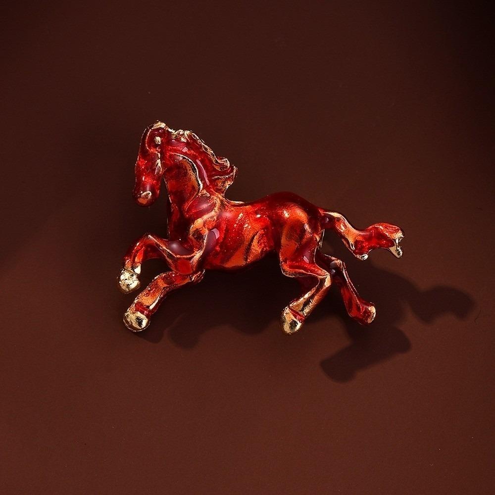 

Traditional Running Horse Brooch Luxury Brooch Pins New Horse Brooches Gift 1
