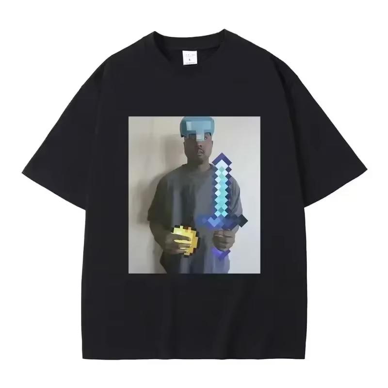 

Funny Kanye West Meme TShirt Unisex Fashion Vintage Hip Hop Rap Style T Shirt Unisexs Clothing Women T Shirt Streetwear 2026 Summer S