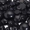 5-10 Stück Naturstein Cabochon Schwarzer Sandstein Rund Flachboden Cabochon Perlen Zur Schmuckherstellung DIY Ring Anhänger Zubehör