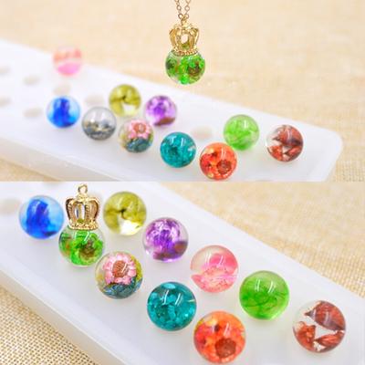 Harz Silikon Ball Perlen Form Anhänger Form Diy Handwerk Schmuck Machen Werkzeug