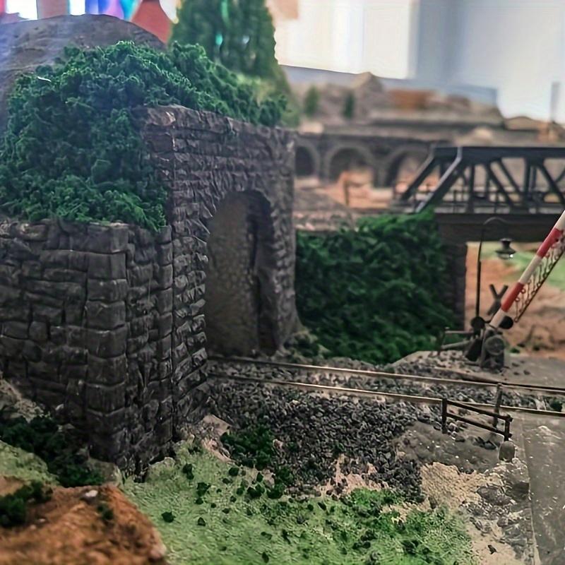 30g Model Material Sand Table Tree Powder Sponge Shrub Unity Block Model Low Shrub Dark Green Scene