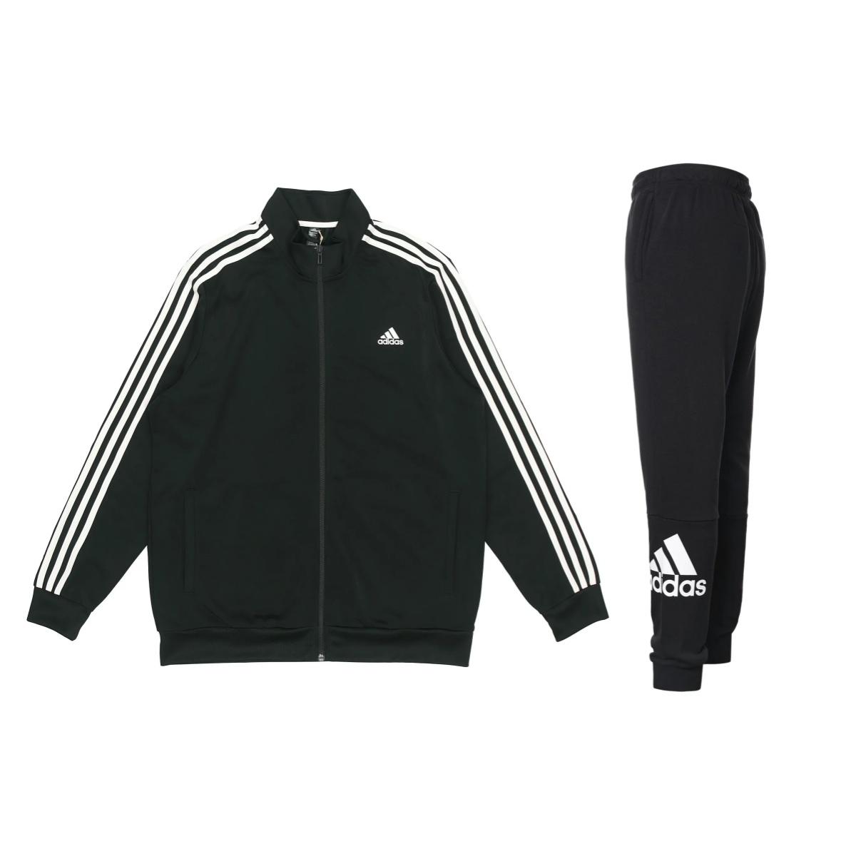

Adidas Striped Retro Stand Collar Long Sleeve Jacket Comfortable Outdoor Artistic Long Pants Casual Sports Suit Men suit H46099+DQ1445_20240901160310