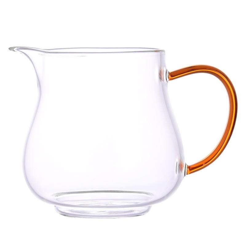 Heat-Resistant High Borosilicate Glass Gong Dao Bei with Handle - Thickened Gongfu Tea Separator Cup