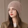 Rabbit Hair Hat Winter Knitted Hat Women's Pullover Wool Hat