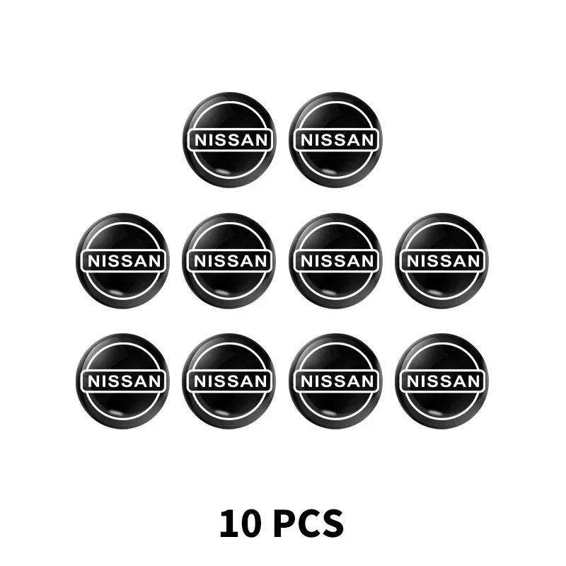 2025 For Nissan 2/5/10Pcs Car Door Keyhole Sticker Auto Lock Decoration Protection Decal For Nissan Nismo Micra Qashqai Altima M