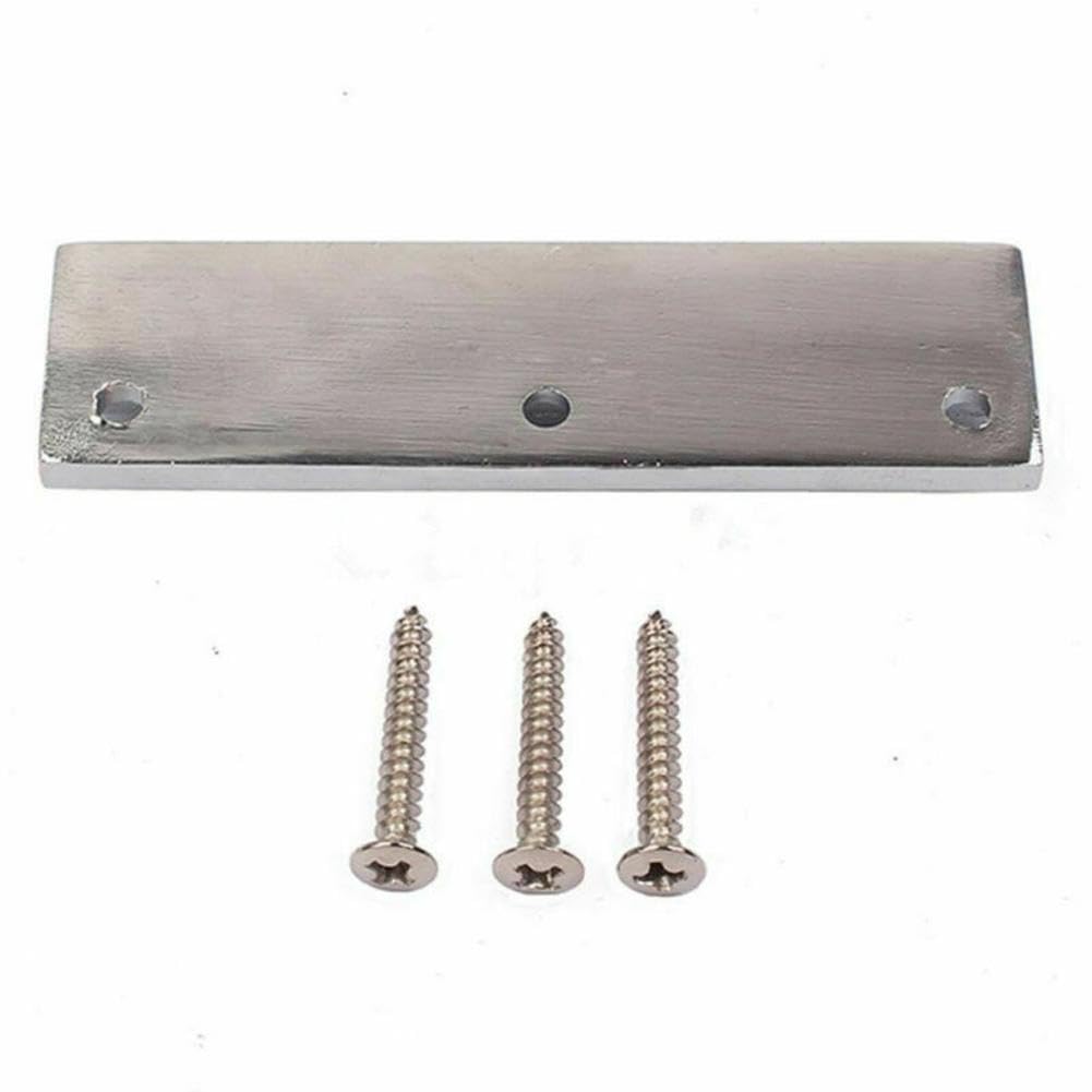Stop Bar Tailpiece Kit, Chrome Finish, for 6-String Flat-Top Guitars with Anchor