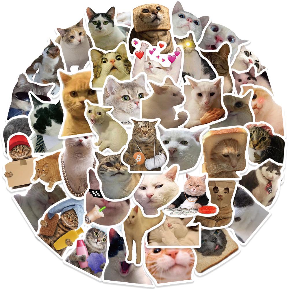 Adorable Kitten & Puppy Stickers: Creative, Waterproof Decals for Notebooks, Bottles, Phones, Skateboards, and Journals.