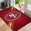 Weicher Bodenteppich San Francisco 49ers Muster Teppichläufer Dekomatte Für Heimzimmerdekoration