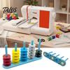 Magnetic Sewing Tool Bobbin Holder, Thread Organizer, 3 4 5 Organizer Poles Stand, Machine Accessory for Organizing Bobbins Rack