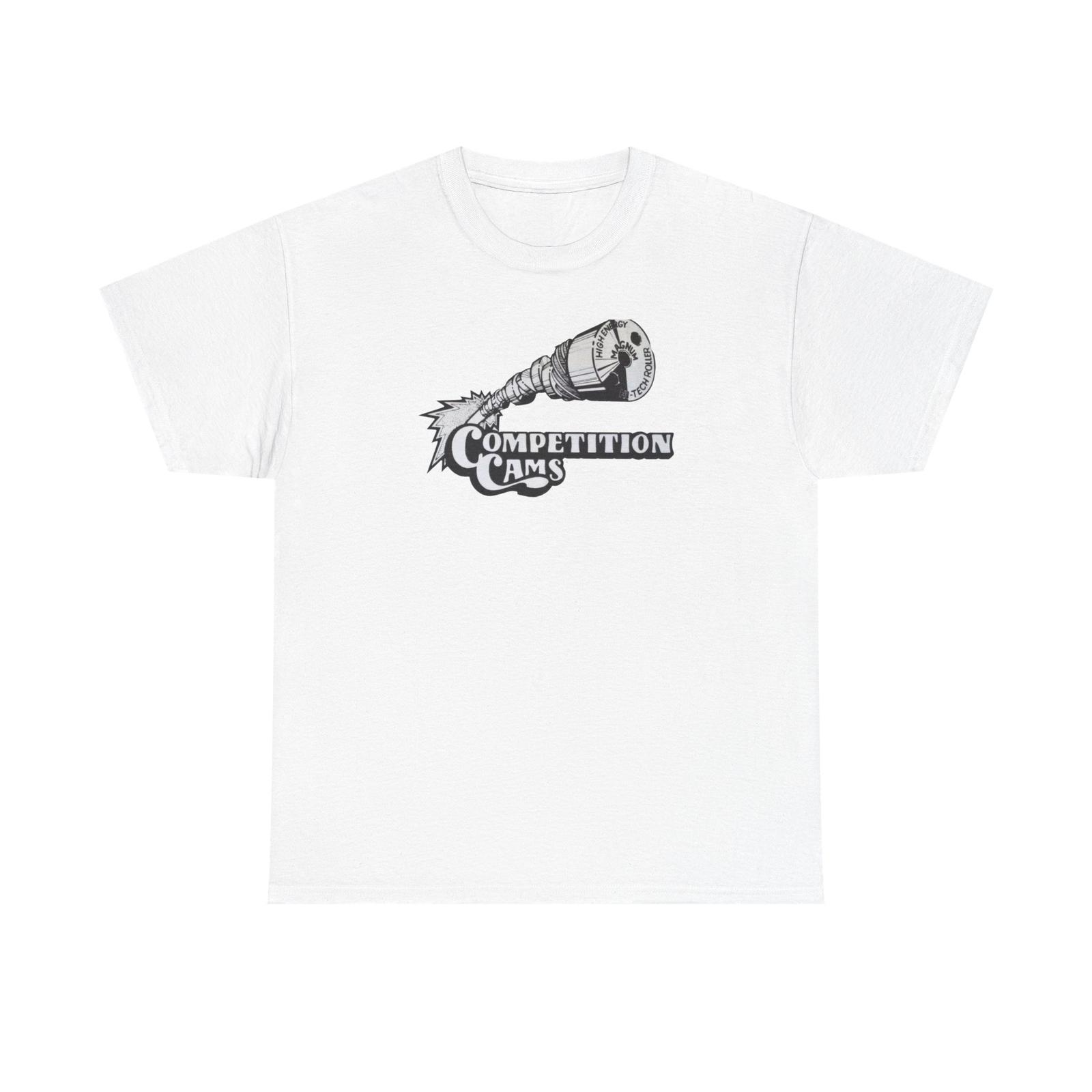 

Vintage Hi Energy Roller Cam, Competition Cams, COMP Cams Unisex Tshirt Tops Tee, T-Shirt Mens Womens Tees Top XL