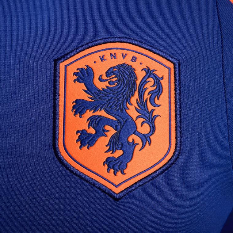 Nike Dri-Fit Netherlands 2024 Strike Drill Long Sleeve Soccer Shirt Men Tops FJ2997-455