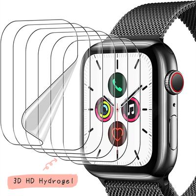10ks Screen Protector Clear Full Ochranná fólie pro iWatch 3 2 1 38MM 42MM Netvrzené sklo pro Apple Watch 8 6 SE 5 4 40MM 44MM