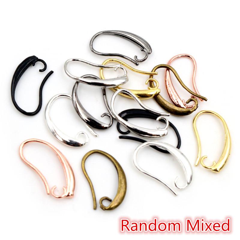 20 Stück Kleine Messing Französische Ohrhaken Draht 19x10mm/17x9.5mm DIY Kleine Ohrhaken Schmuckherstellung Zubehör Endstücke