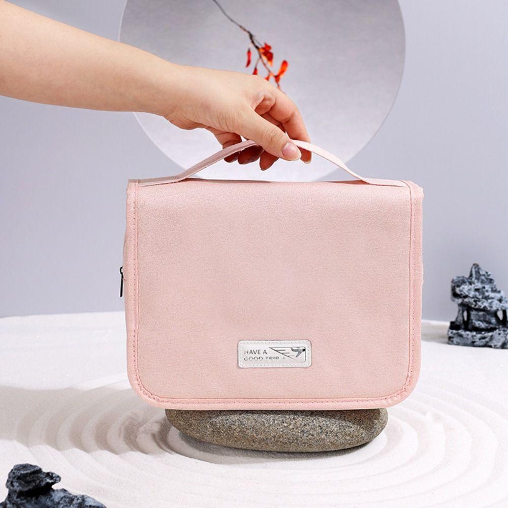Waterproof Travel Toiletry Bag with Hook Makeup Bag INS Hanging Cosmetic Bag  Girls