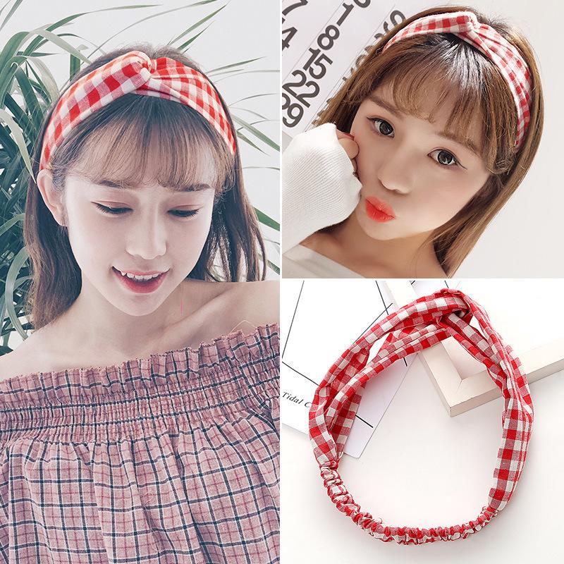 Korean Spring-Summer Elastic Chiffon Silk Headband for Women – Hair Accessories, Sports & Face Washing