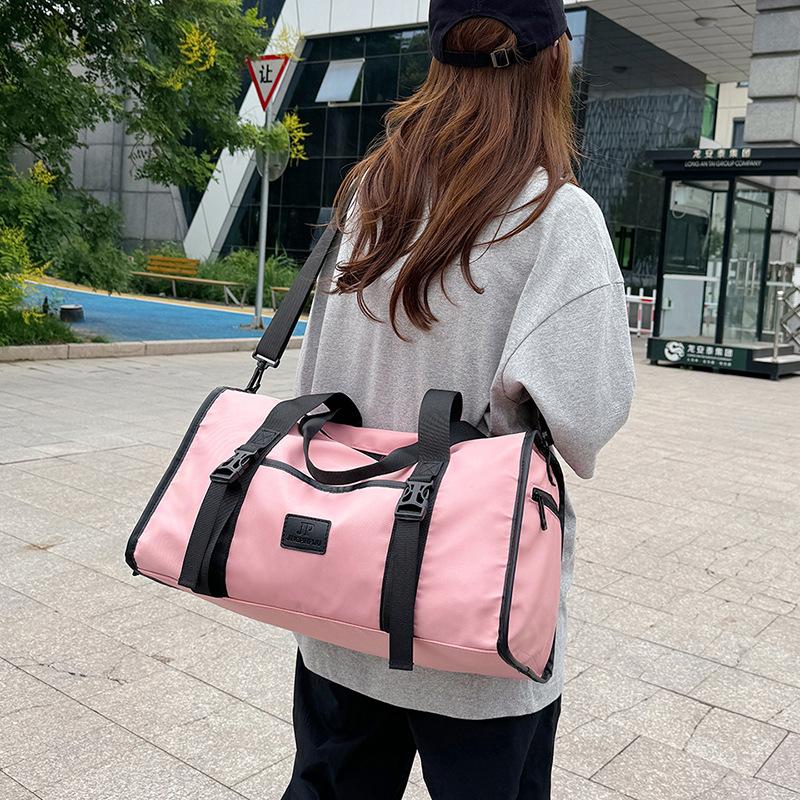 Men's and Women's Large-capacity Hand-held Luggage Bags with Dry and Wet Separation, Sports and Fitness Bags with Pull Handles and Shoe Compartments