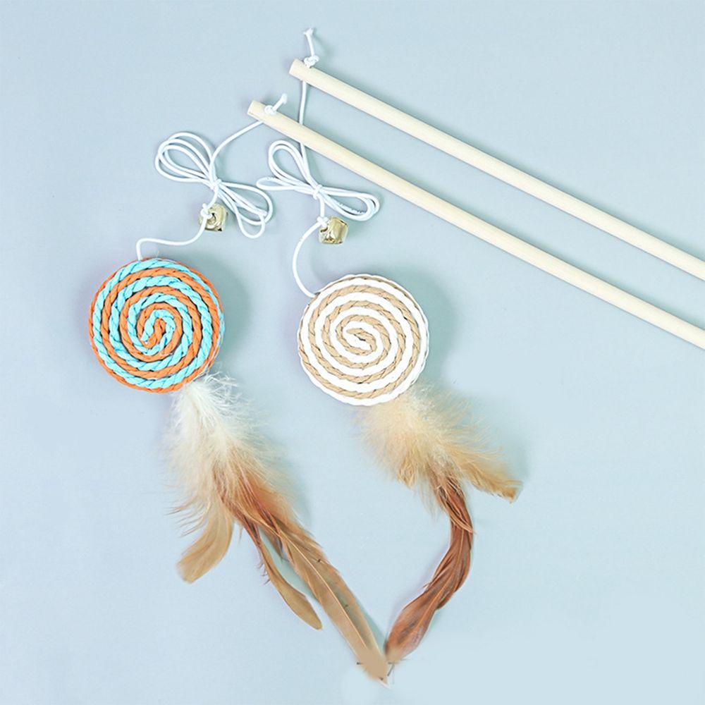 Cat Accessories With Mini Bell Cat Interactive Pet Supplies Teaser Stick Cat Rod Pet Cat Toy