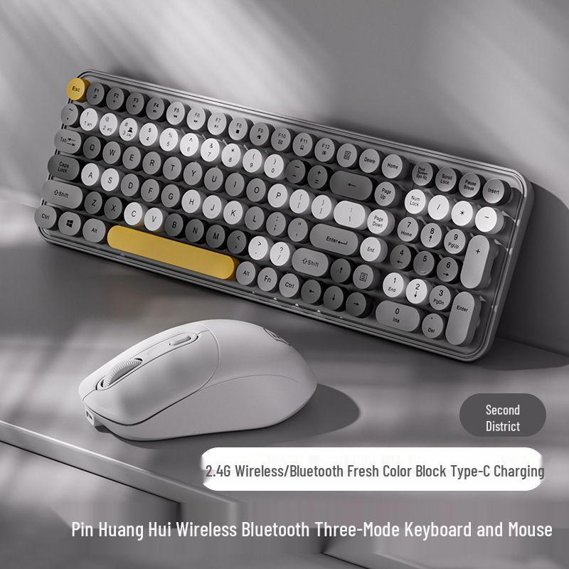 Bluetooth Wireless Keyboard & Mouse: Multi-Device, Rechargeable, Silent, Portable for Computers, Laptops, Tablets, Phones.