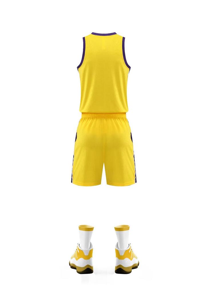 Unisex Basketball Jersey Team Uniform - Quick-dry Training Set