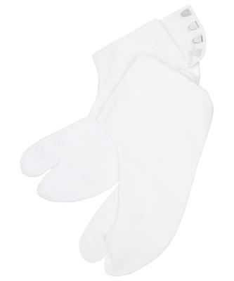 Tetoron Broad Tabi Branco Tabi [KYOETSU] Meias, Meias, Kohaze de 4 Camadas, Unissex, 21cm-30cm, Feminino (30.0cm, Branco)