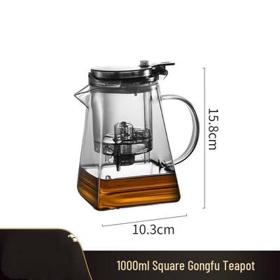 Shangqi High Borosilicate Glass Teapot with Infuser