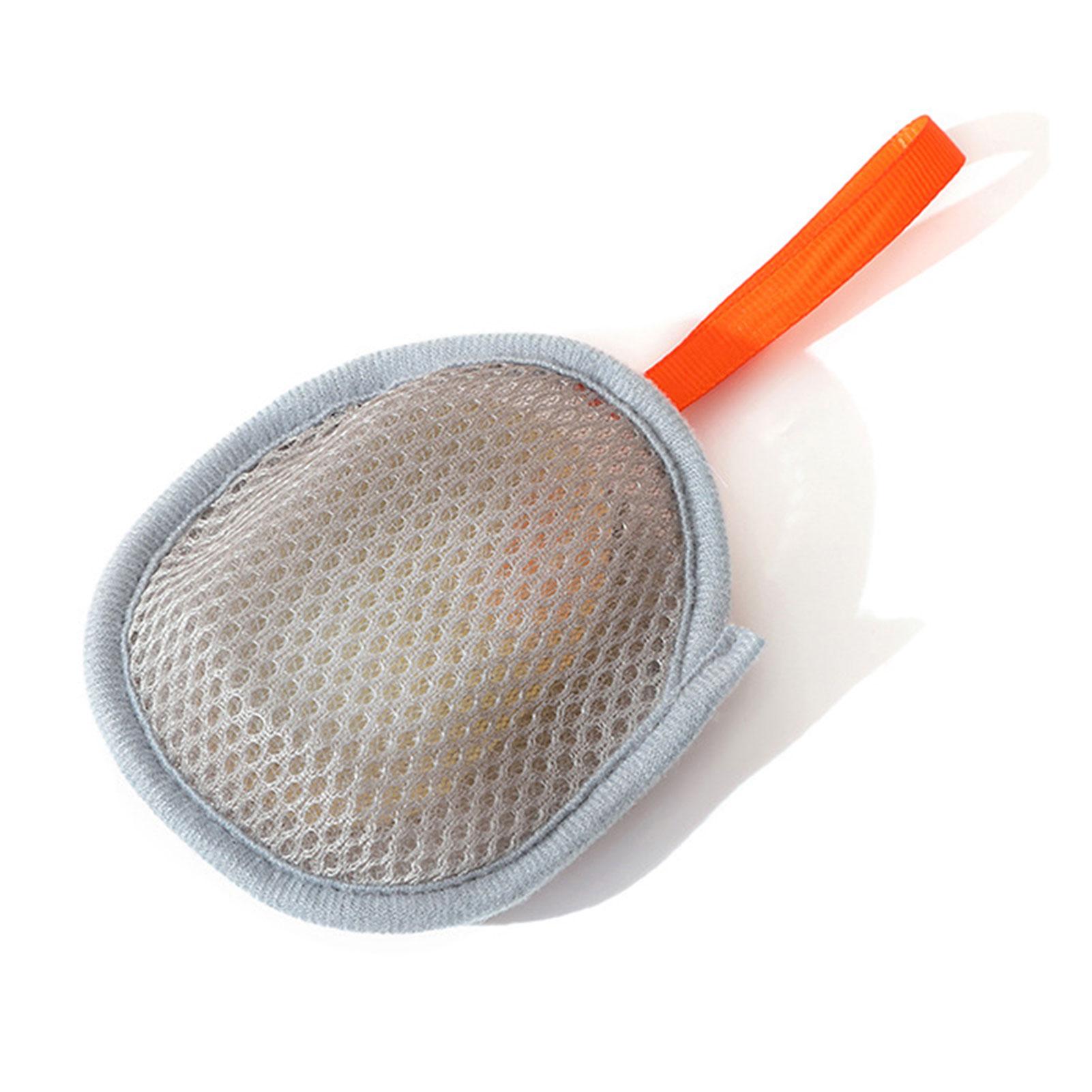

Foaming Net Soaps Holder Exfoliating Soaps Pouch Saver With Drawstring Gently Exfoliates Smoother Skin Hanging Hygiene Skin Care 1pc серый