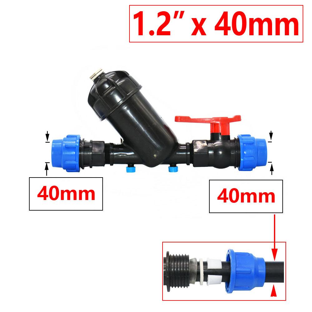 1/2 3/4 1 1.2 1.5 2 Inch Thread Tube Filter 80 120 200 Mesh Filter Joint Garden Hose Connector Aquarium Pump Metal Net Str