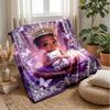 Rock Music Gesture Theme Blanket Lightweight Warm Flannel Blanket Decorative Throw Blanket for Home Decoration