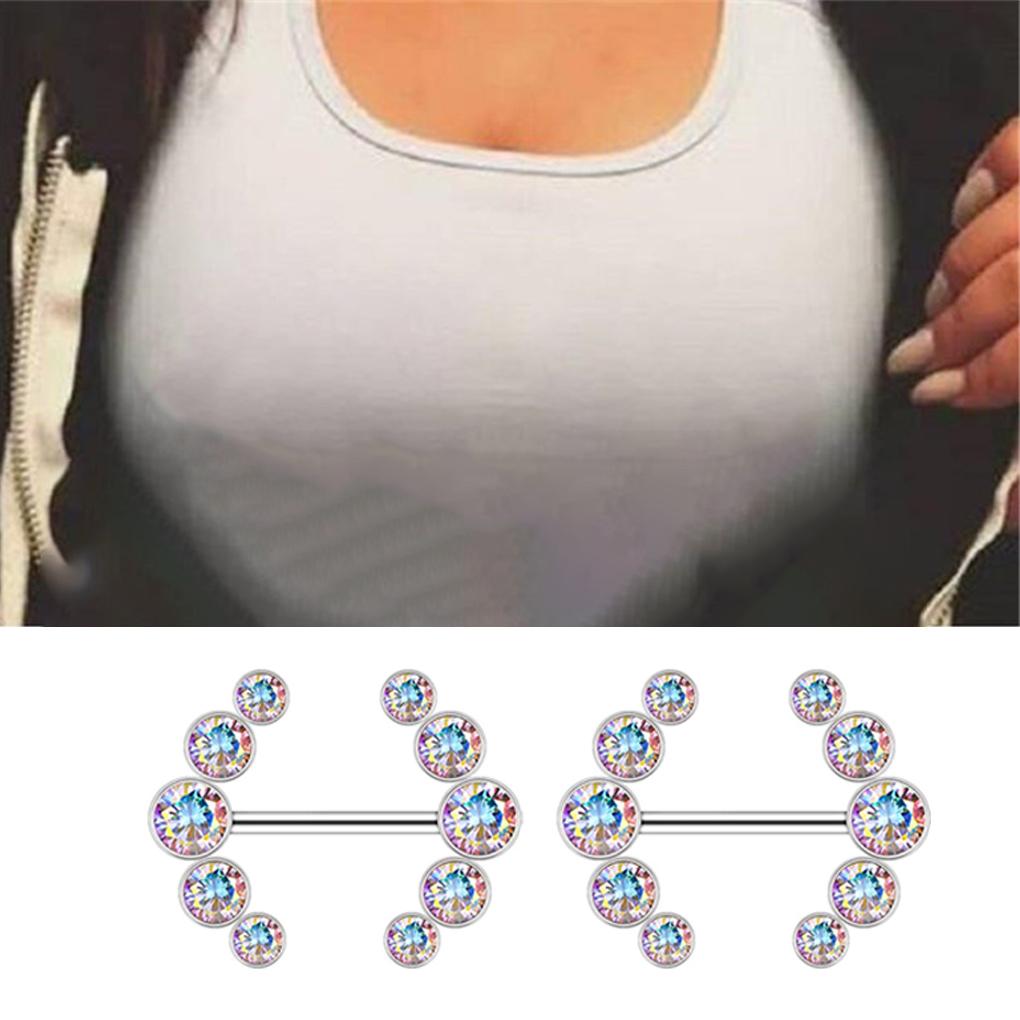 Nipples Ring Breast Ornament Exquisite Female Fashion Accessory Sexy Bodies Piercing Jewelry Simple Body Decor for Women