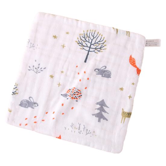 Handtuch Cartoon Druck Wasser Saugfähigen Quadratische Form Baby Taschentuch Muster Handtuch für Hause